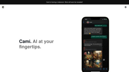 HeyCami AI - Asistente de mensajería inteligente para WhatsApp y LINE, multilingüe - Logo