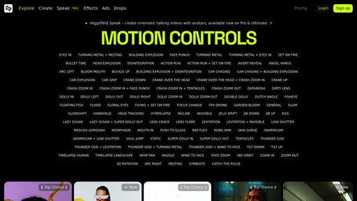 Higgsfield - Creación de video profesional con controles inteligentes y 40+ técnicas de cámara - Logo