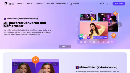 HitPaw VikPea - Outil intelligent d'amélioration vidéo pour upscaling 8K et restauration - Logo