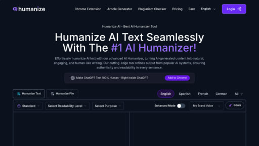 Humanize AI Text - Transforma texto IA en contenido humano, garantía originalidad y evade detectores - Logo