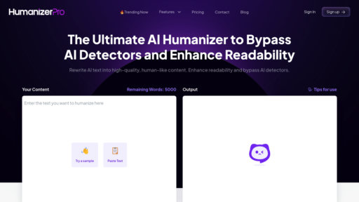 HumanizerPro - 智能文本人性化工具，机器内容转人类语言，通过检测 - Logo