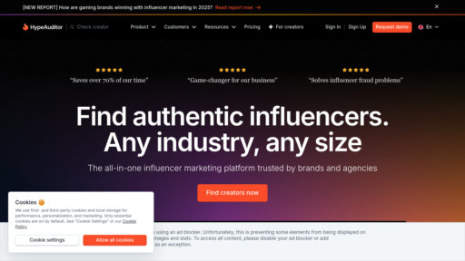 HypeAuditor - Plataforma de marketing de influencers con análisis inteligente y detección de fraude - Logo