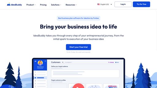 IdeaBuddy - Business planning platform with collaborative tools and step-by-step guidance - Logo