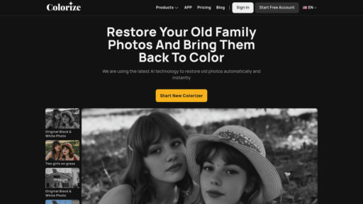 ImageColorizer - Herramienta de colorización de fotos, restaura y mejora imágenes automáticamente - Logo