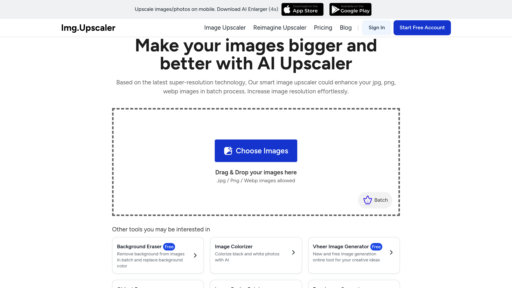 ImgUpscaler - Amplificador de imágenes 4x, mejora calidad preservando nitidez y detalles - Logo