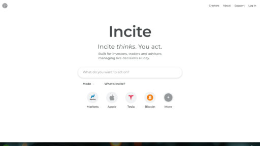Incite AI - Plataforma de inversión inteligente con análisis de mercado y predicciones en tiempo real - Logo