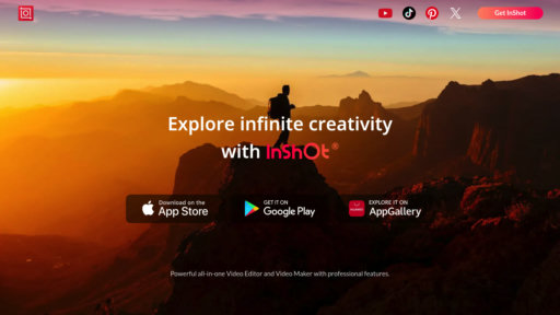 InShot - Editor de video inteligente para crear contenido profesional al instante - Logo