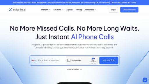 Insighto AI - No-code chatbot platform for automated customer support and lead generation - Logo