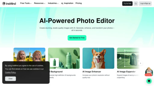 insMind - Eliminación de fondos inteligente y mejora de imágenes para redes sociales - Logo