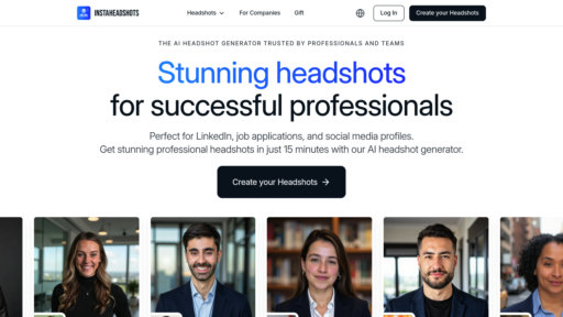 InstaHeadshots - Convertissez vos selfies en portraits professionnels par IA - Logo
