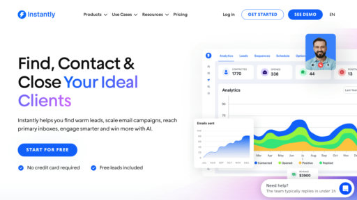 Instantly AI - Plateforme d'emailing automatique avec personnalisation intelligente et génération de leads - Logo