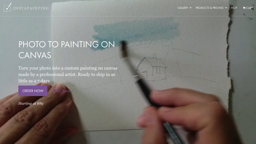 Instapainting - Fotos convertidas en pinturas por artistas internacionales, entrega en 3 semanas - Logo