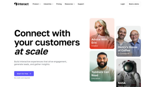 Interact Quiz Maker - Intelligent quiz maker for lead generation and personalized engagement - Logo