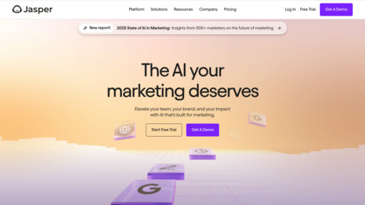 Jasper AI - Plateforme marketing intelligente avec automatisation et cohérence de marque - Logo