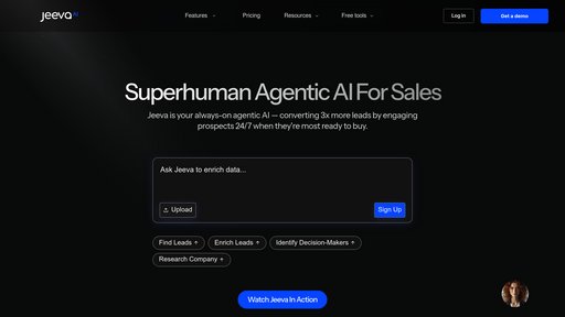 Jeeva AI - Automatisation commerciale intelligente avec prospection et campagnes multicanal - Logo