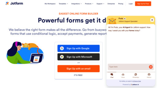 Jotform - Creador de formularios sin código con automatización y pagos - Logo