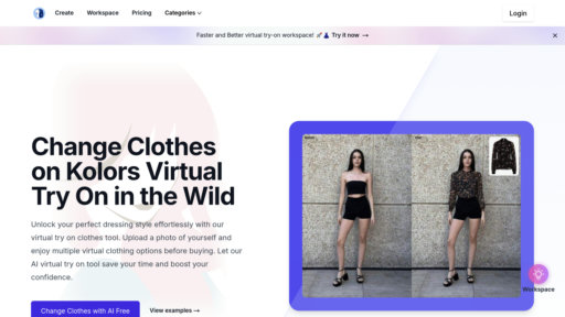 Kolors Virtual Try On - Essayage virtuel intelligent avec superposition réaliste et visualisation 360° - Logo