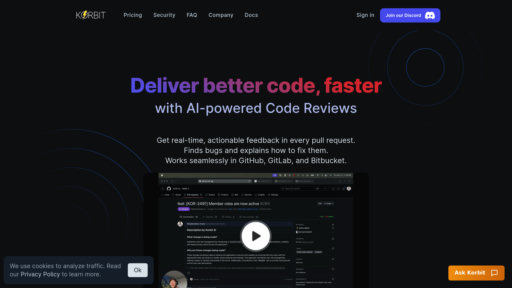 Korbit AI - Herramienta de revisión de código inteligente, análisis automático de PR - Logo