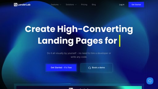 LanderLab - Landing page platform with no-code editing and automated analytics - Logo
