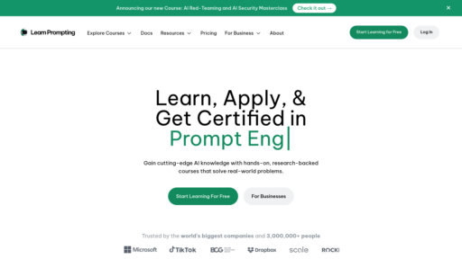 Learn Prompting - Apprenez l'ingénierie de prompts IA avec cours structurés et outils pratiques - Logo