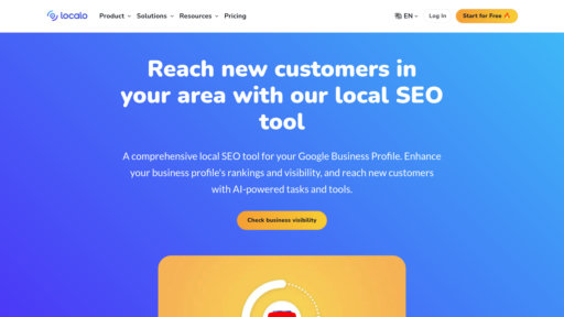 Localo - Herramienta SEO local inteligente, optimiza automáticamente Google Business - Logo