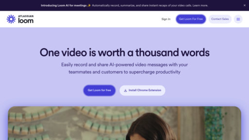 Loom - Grabadora de pantalla y cámara para equipos remotos con edición inteligente - Logo