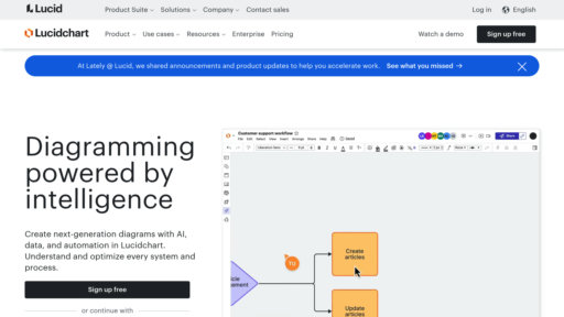 Lucidchart - Plataforma de diagramas inteligente con colaboración en tiempo real - Logo