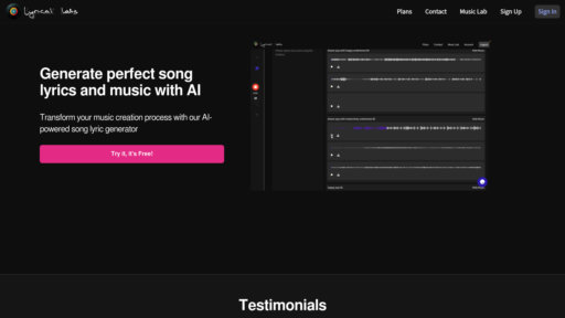 Lyrical Labs - Plataforma de composición musical inteligente con generación de letras multilingüe - Logo