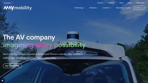 May Mobility - 自动驾驶班车服务，智能交通解决方案 - Logo