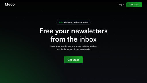 Meco - Lectura de boletines con resúmenes inteligentes y sincronización multi-dispositivo - Logo