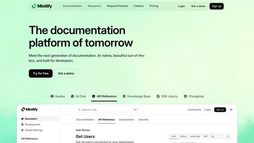 Mintlify - Plataforma de documentación inteligente que genera documentos interactivos automáticamente - Logo