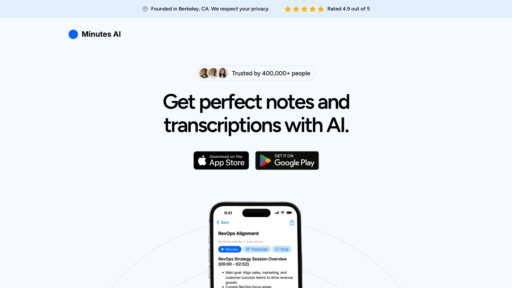 Minutes AI - Genera automáticamente actas y tareas de reuniones - Logo