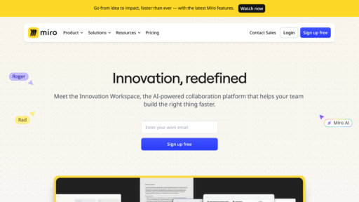 Miro - Plataforma colaborativa visual para equipos remotos planificar e innovar - Logo