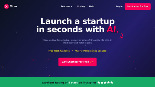 Mixo - Build professional websites instantly with no-code platform and analytics - Logo