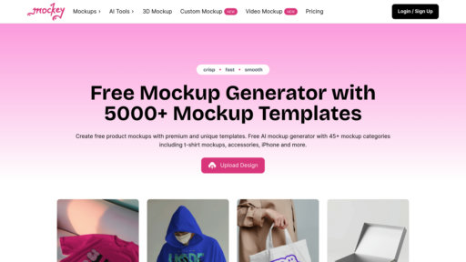 Mockey AI - 智能样机生成工具，千款模板自由定制，无水印专业输出 - Logo