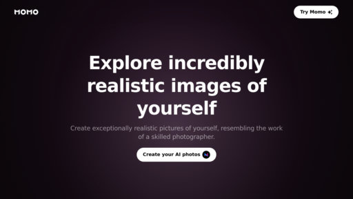 Momo AI - Générateur de portraits IA créant des photos et vidéos animées professionnelles - Logo