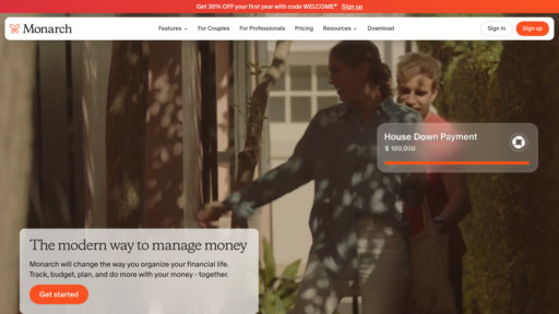 Monarch Money - Gestion financière personnelle avec synchronisation de comptes et suivi budgétaire - Logo