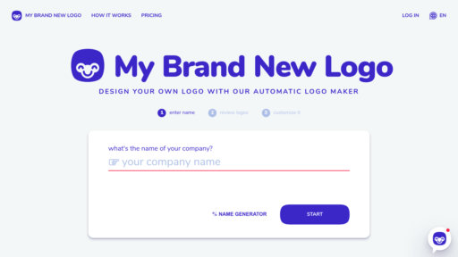 My Brand New Logo - Diseña logotipos personalizados al instante con herramientas inteligentes y formatos premium - Logo