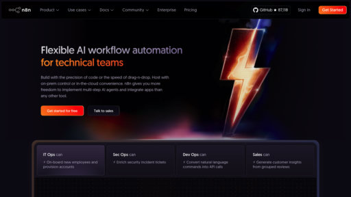 n8n - 开源工作流自动化平台，可视化构建与智能集成 - Logo