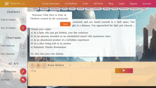 Netwrck - Netwrck: AI Playground for Text and Images - Logo