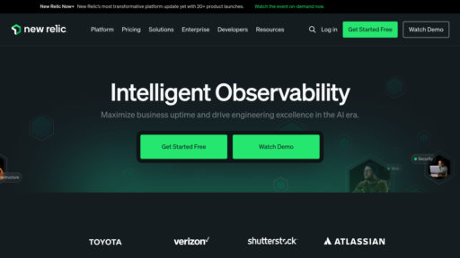 New Relic - Plataforma de observabilidad unificada con monitoreo inteligente de sistemas - Logo