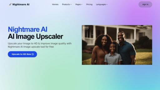 Nightmare AI - Herramienta inteligente de mejora de imágenes, restauración y calidad 4K - Logo