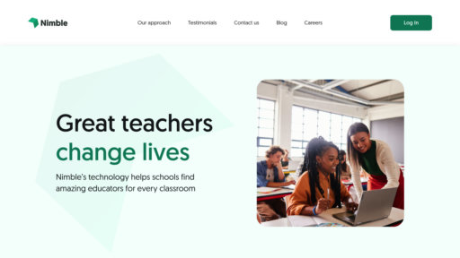 Nimble - Plataforma inteligente de reclutamiento docente K-12 con selección automatizada - Logo