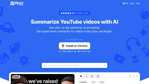 Noiz - Intelligent video and document summarization with multilingual support - Logo