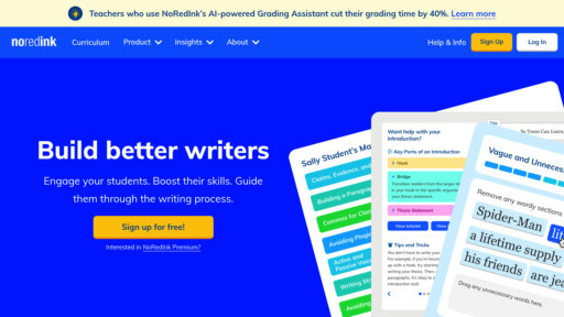 NoRedInk - Intelligent writing platform with personalized grammar and writing instruction - Logo