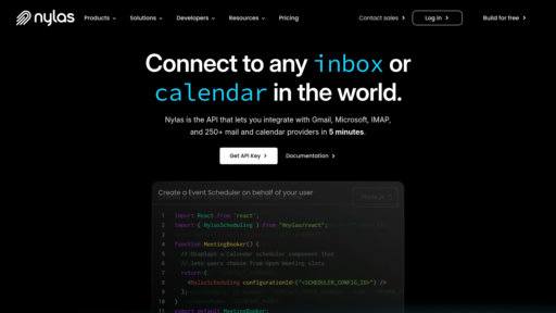 Nylas - API comunicación desarrolladores: integración segura email, calendario, contactos - Logo