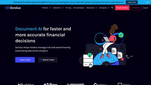 Ocrolus - 智能文档解析平台，99%准确率提取金融数据 - Logo
