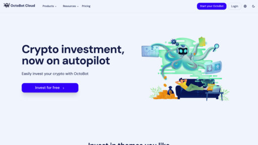 OctoBot Cloud - Plataforma de trading cripto automático con estrategias inteligentes e integración de exchanges - Logo