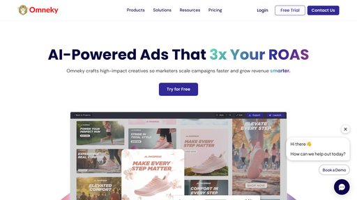 Omneky - Plataforma inteligente de creación de anuncios, optimiza automáticamente contenido de marketing personalizado - Logo