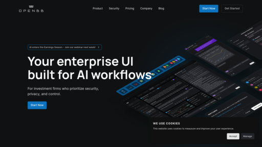 OpenBB - Plataforma de investigación de inversiones segura y personalizable - Logo